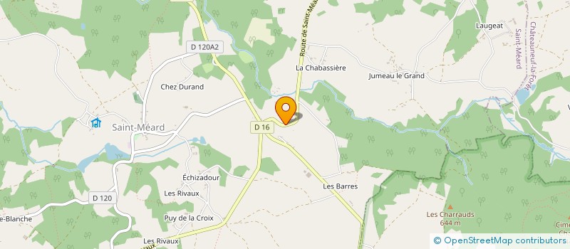 localisation de l'entreprise MONSIEUR DAVID LACERENZA à LA CROISILLE-SUR-BRIANCE