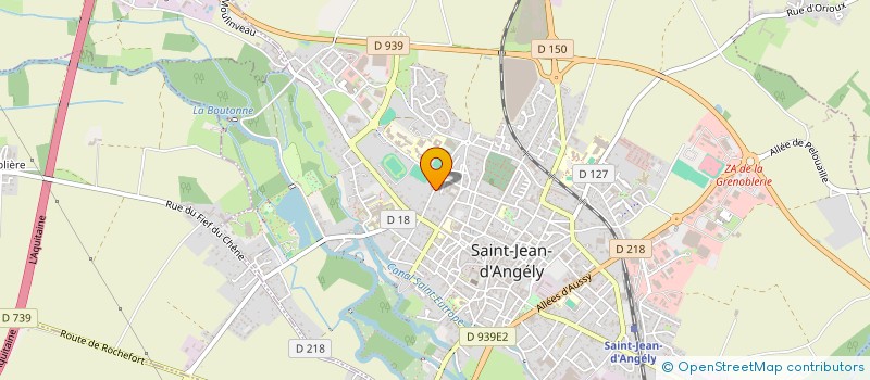 localisation de l'entreprise MONSIEUR DAVID LACHICHE-GAUTIER  SAINT-JEAN-D'ANGELY