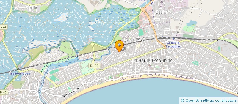 localisation de l'entreprise MONSIEUR DAVID LACQUEMENT à LA BAULE-ESCOUBLAC