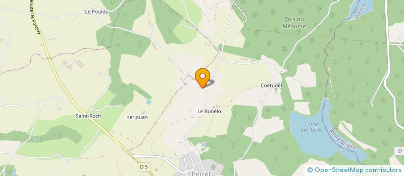 localisation de l'entreprise MONSIEUR DAVID LAGOGUET  BON REPOS SUR BLAVET