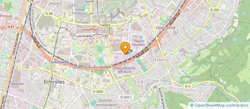 localisation de l'entreprise MONSIEUR DAVID LAGRAIN  EYBENS