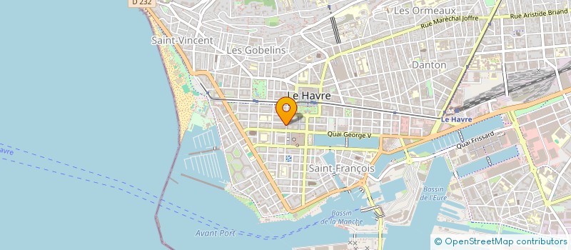 localisation de l'entreprise MONSIEUR DAVID LAGRANGE à LE HAVRE
