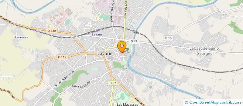 localisation de l'entreprise MONSIEUR DAVID LAGRENEE  LAVAUR