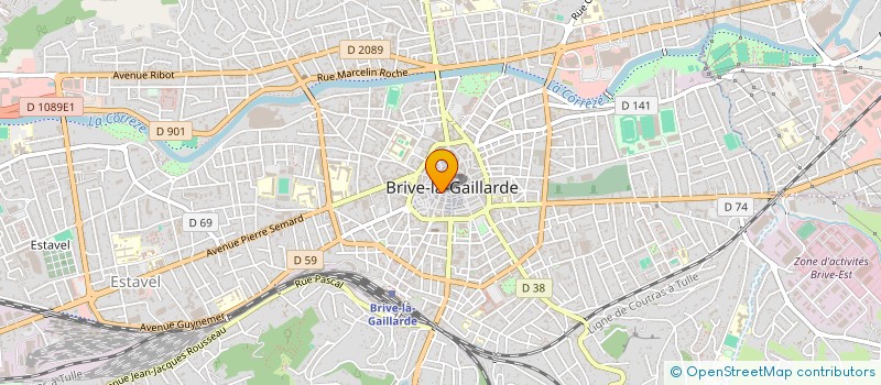 localisation de l'entreprise MONSIEUR DAVID LAGRENEE à BRIVE-LA-GAILLARDE