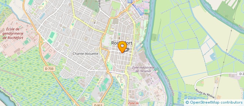 localisation de l'entreprise MONSIEUR DAVID LAGUILLIEZ  ROCHEFORT