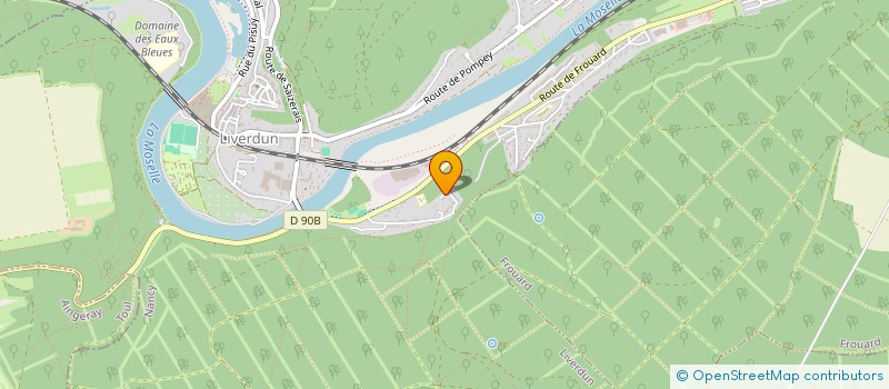 localisation de l'entreprise MONSIEUR DAVID LAHALLE  LIVERDUN