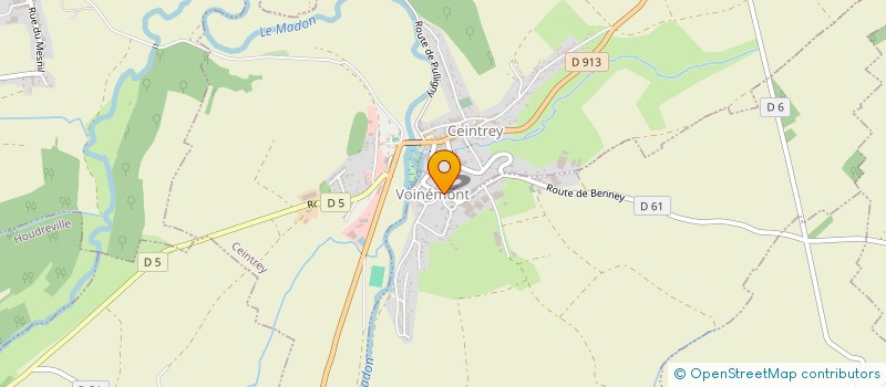 localisation de l'entreprise MONSIEUR DAVID LAIR  VOINEMONT