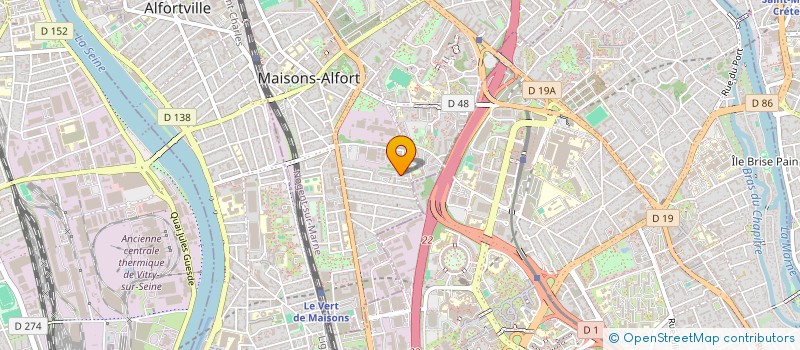 localisation de l'entreprise MONSIEUR DAVID LALOUM  MAISONS-ALFORT