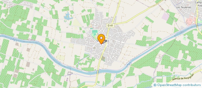 localisation de l'entreprise MONSIEUR DAVID LALUET  CLAIRA