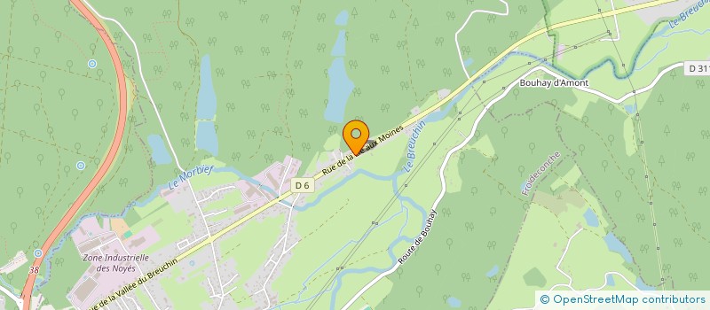 localisation de l'entreprise MONSIEUR DAVID LAMARRE  LA CHAPELLE-LES-LUXEUIL