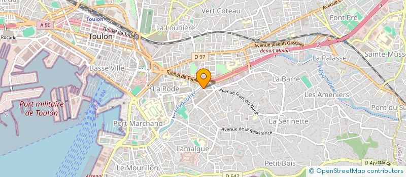 localisation de l'entreprise MONSIEUR DAVID LAMATA  TOULON