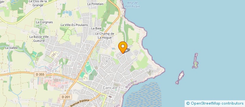 localisation de l'entreprise MONSIEUR DAVID LAMAZURE  CANCALE