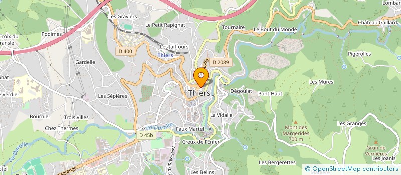 localisation de l'entreprise MONSIEUR DAVID LAMBERGER à THIERS