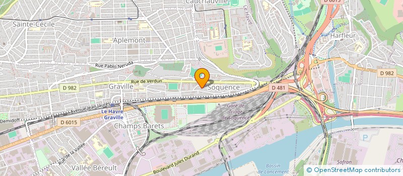 localisation de l'entreprise MONSIEUR DAVID LAMBERT  LE HAVRE