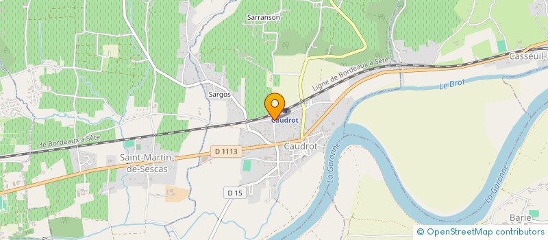 localisation de l'entreprise MONSIEUR DAVID LAMBERT  CAUDROT