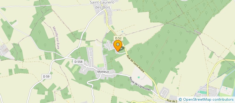 localisation de l'entreprise MONSIEUR DAVID LAMBERT  MARCILLY-SUR-EURE