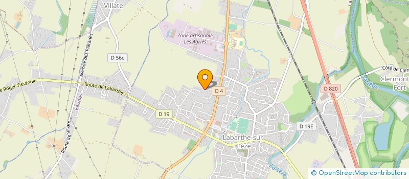 localisation de l'entreprise MONSIEUR DAVID LAMOTHE à LABARTHE-SUR-LEZE