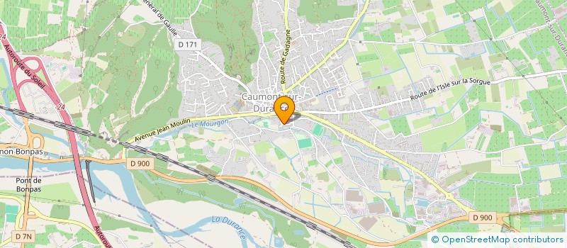 localisation de l'entreprise MONSIEUR DAVID LANCELLE  CAUMONT-SUR-DURANCE