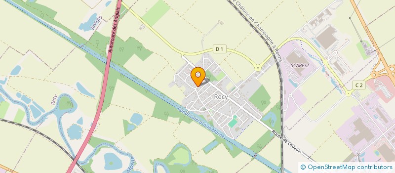 localisation de l'entreprise MONSIEUR DAVID LANDRAIN  RECY