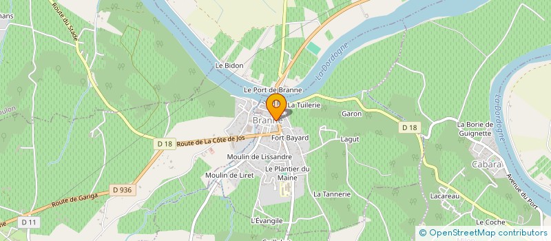 localisation de l'entreprise MONSIEUR DAVID LANDRAUD à BRANNE