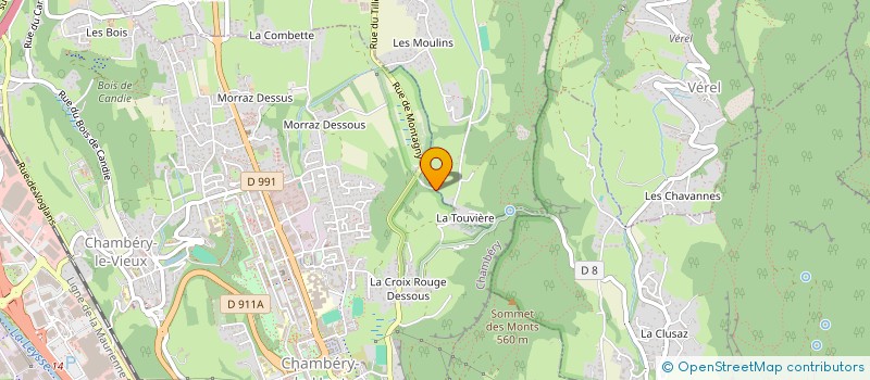 localisation de l'entreprise MONSIEUR DAVID LANNEZ  CHAMBERY