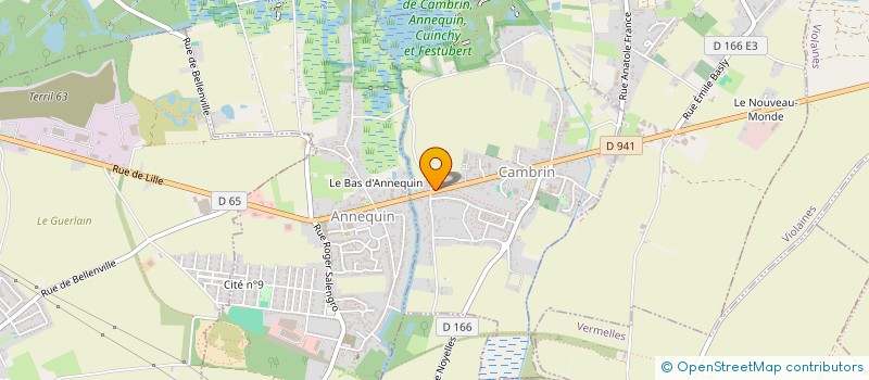 localisation de l'entreprise MONSIEUR DAVID LANNOYE  CAMBRIN