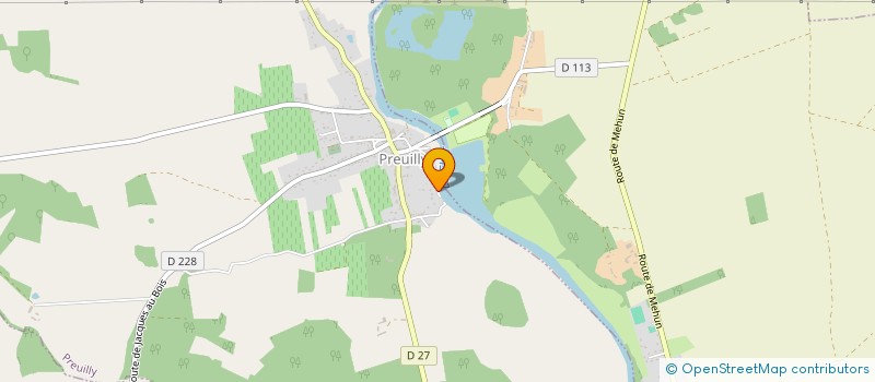 localisation de l'entreprise MONSIEUR DAVID LAPOSTOLLE  PREUILLY