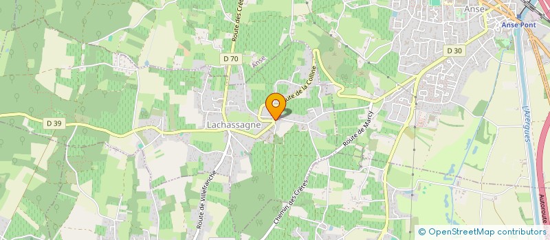 localisation de l'entreprise MONSIEUR DAVID LARGE à LACHASSAGNE