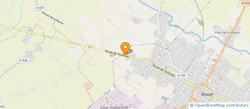 localisation de l'entreprise MONSIEUR DAVID LARIBLE  REVEL