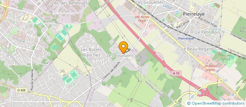 localisation de l'entreprise MONSIEUR DAVID LAROQUE  HERBLAY-SUR-SEINE