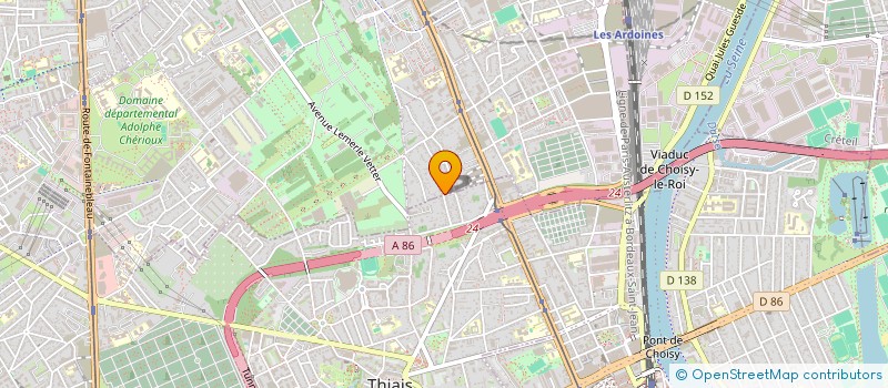 localisation de l'entreprise MONSIEUR DAVID LARUCCIA  VITRY-SUR-SEINE