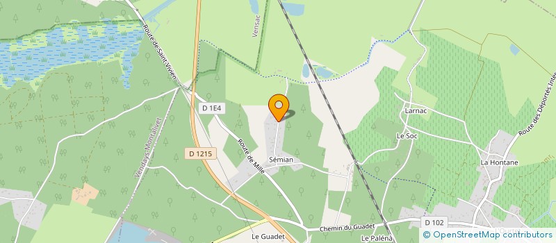 localisation de l'entreprise MONSIEUR DAVID LASSALLE  QUEYRAC