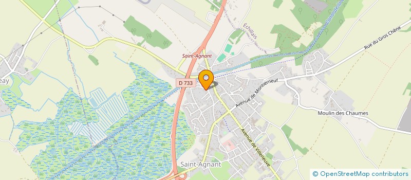 localisation de l'entreprise MONSIEUR DAVID LASSERRE  SAINT-AGNANT