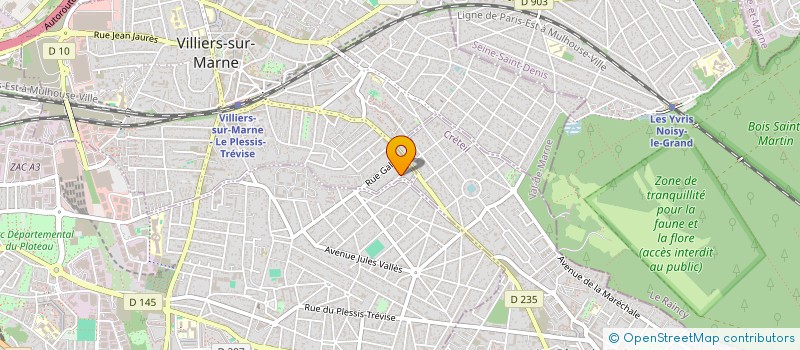 localisation de l'entreprise MONSIEUR DAVID LATULIPE  VILLIERS-SUR-MARNE