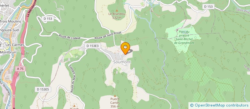 localisation de l'entreprise MONSIEUR DAVID LAUDREL  SOUMONT