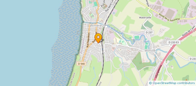 localisation de l'entreprise MONSIEUR DAVID LAUER  WIMEREUX