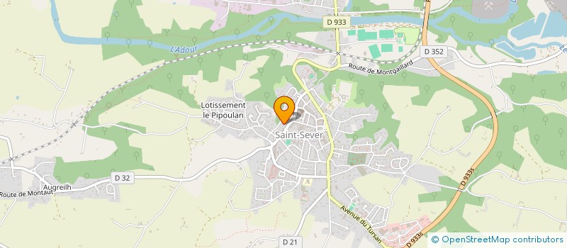 localisation de l'entreprise MONSIEUR DAVID LAUGHTON  MONTGAILLARD