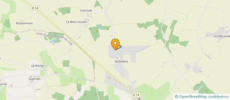 localisation de l'entreprise MONSIEUR DAVID LAUNAY  PLUMIEUX