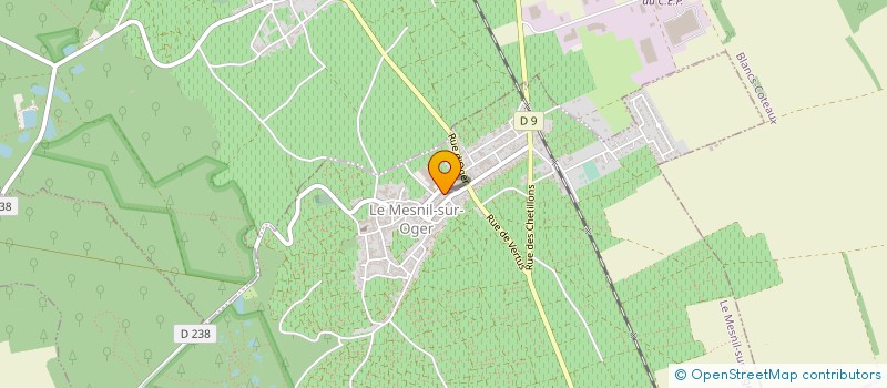 localisation de l'entreprise MONSIEUR DAVID LAUNOIS  LE MESNIL-SUR-OGER