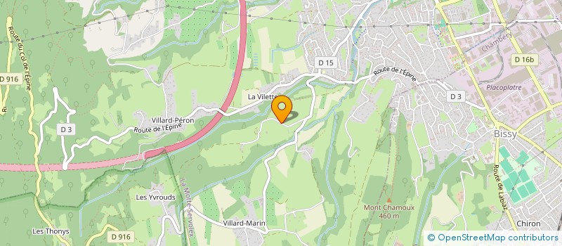 localisation de l'entreprise MONSIEUR DAVID LAURENT  LA MOTTE-SERVOLEX