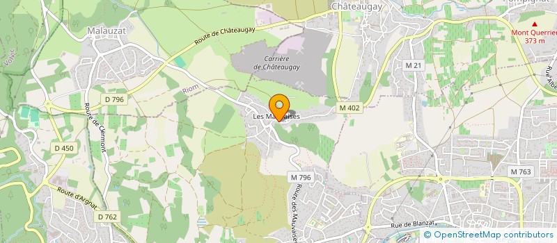 localisation de l'entreprise MONSIEUR DAVID LAURENT  RIOM