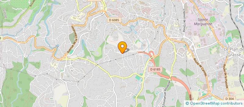 localisation de l'entreprise MONSIEUR DAVID LAURENT  GRASSE