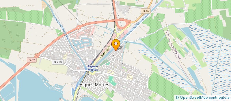 localisation de l'entreprise MONSIEUR DAVID LAURENT CHANEL  AIGUES-MORTES