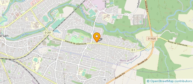 localisation de l'entreprise MONSIEUR DAVID LAVARLAZ  MONT-DE-MARSAN