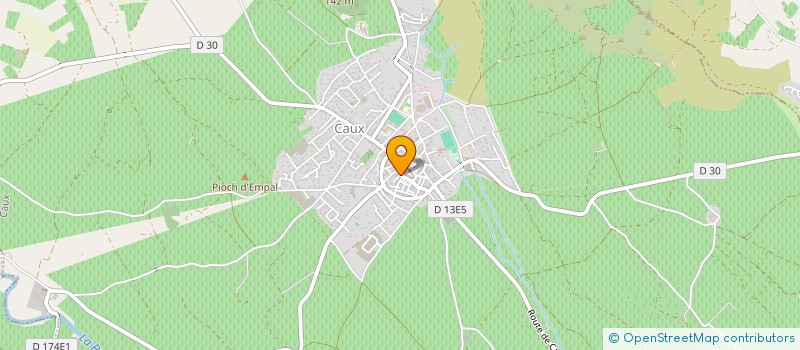 localisation de l'entreprise MONSIEUR DAVID LAVELLE à CAUX