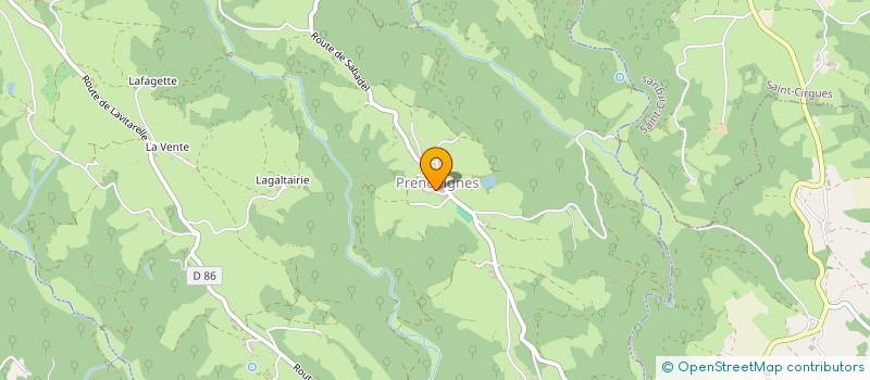 localisation de l'entreprise MONSIEUR DAVID LAVIOLETTE  MONTREDON