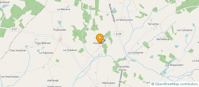 localisation de l'entreprise MONSIEUR DAVID LAWRENCE BEYNON à SAULGOND