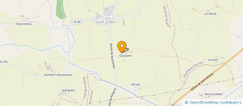 localisation de l'entreprise MONSIEUR DAVID LE BALC H à KERGRIST-MOELOU