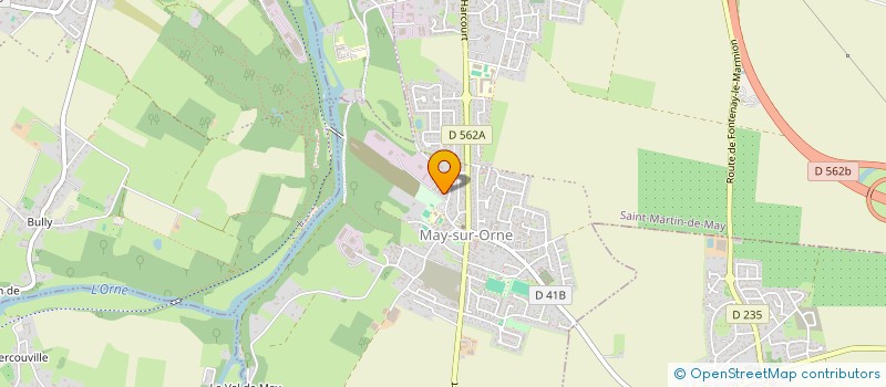 localisation de l'entreprise MONSIEUR DAVID LE BUGLE  MAY-SUR-ORNE