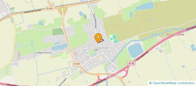 localisation de l'entreprise MONSIEUR DAVID LE CADRE  GHYVELDE